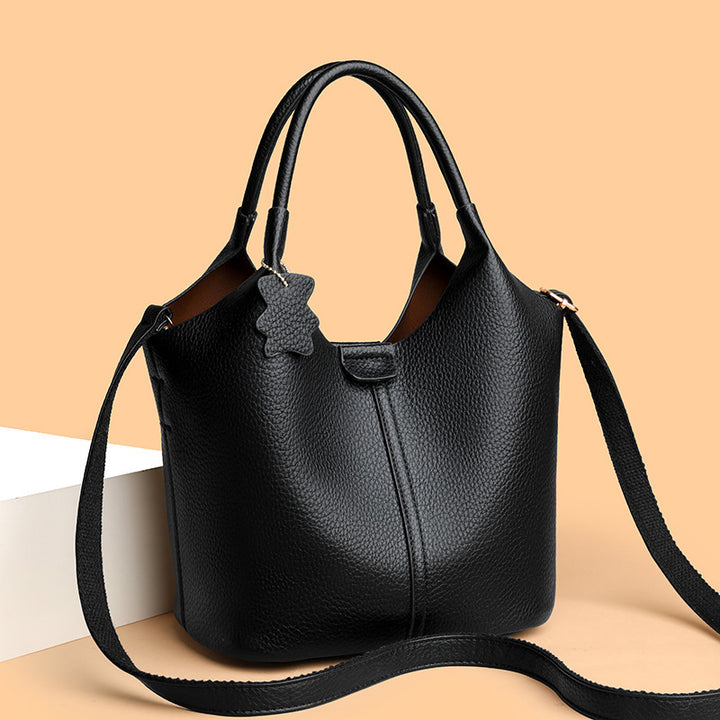 Chic Structured Leather Tote Bag