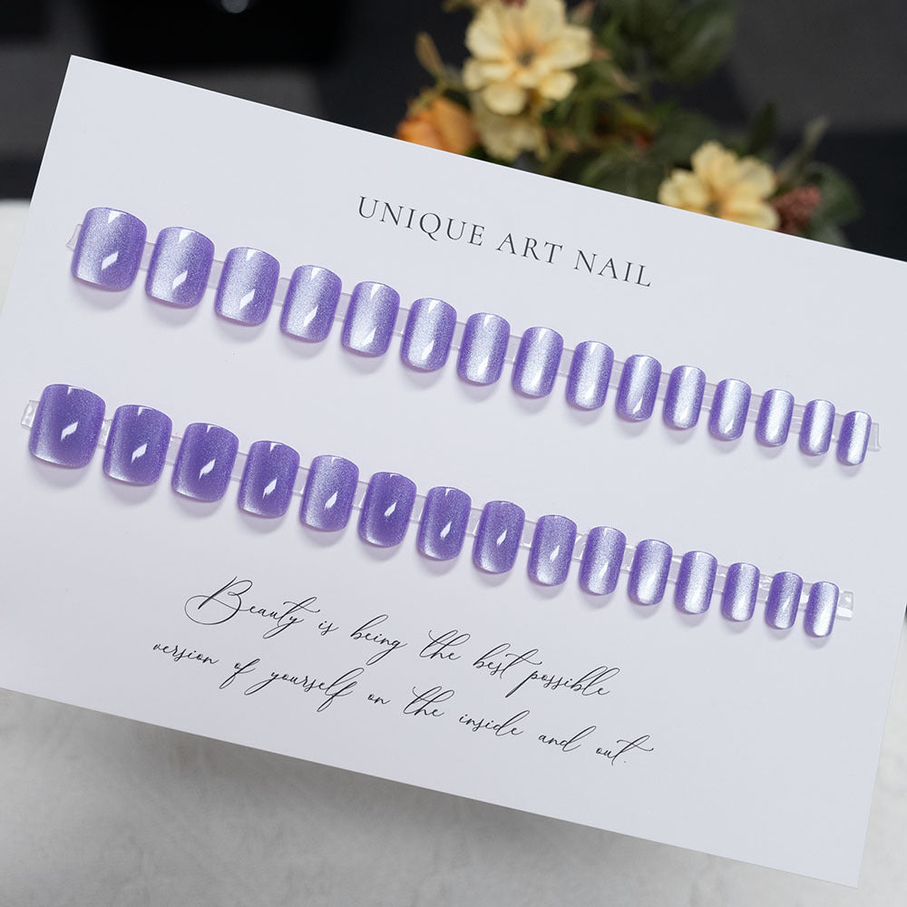 Glossy Acrylic Press-On Nail Set