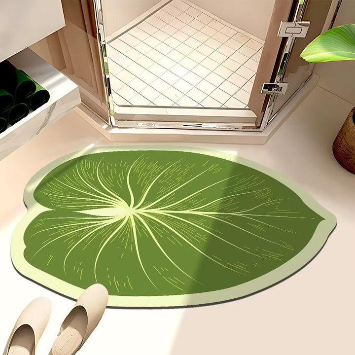Leaf-Shaped Bath Mat Kalsten