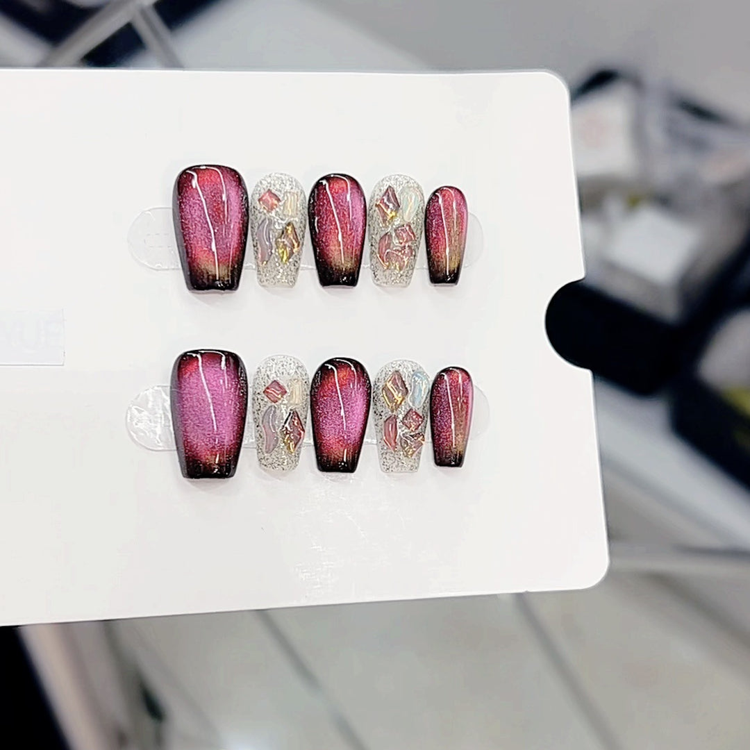 Glamorous Ombre Press-On Nail Set Kalsten