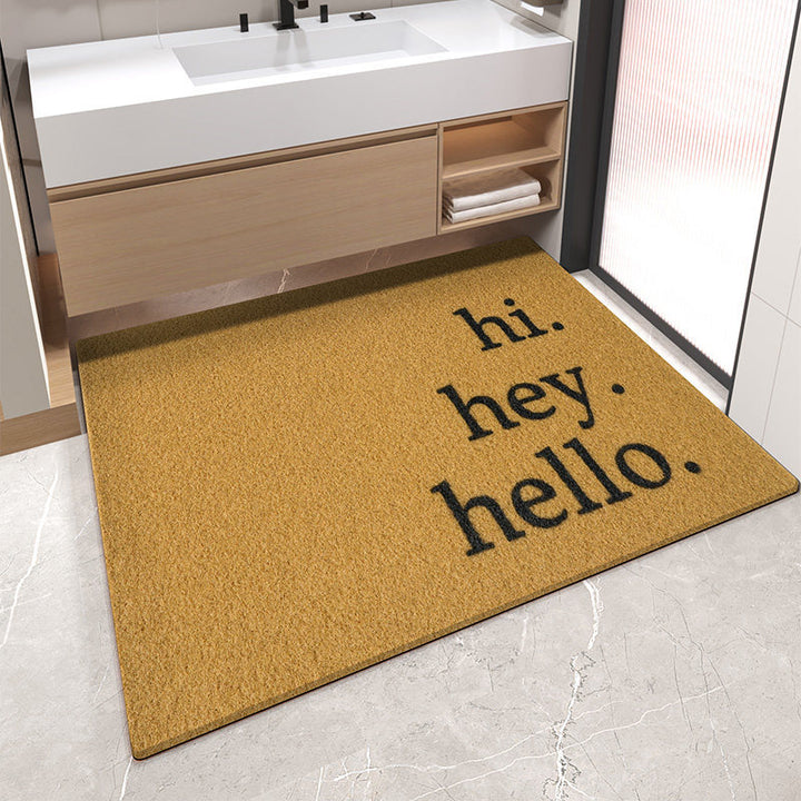 Decorative Stripe Pattern Bath Mat Kalsten