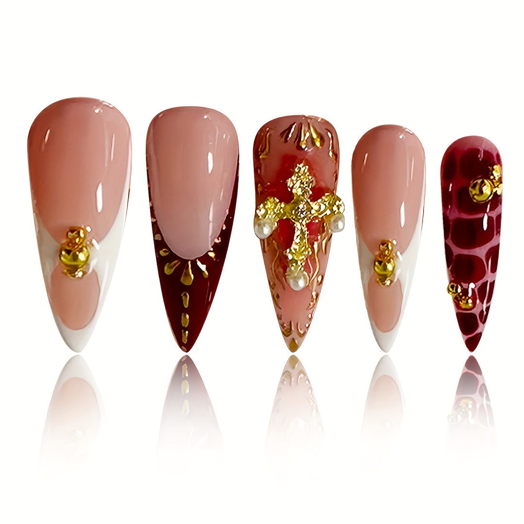 Elegant Sculpted Nail Enhancements Kalsten