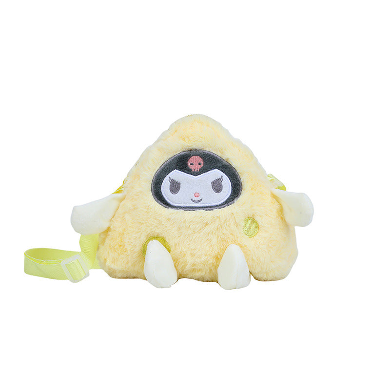Cute Plush Character Crossbody Bag
