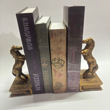 Decorative Horse Figurine Bookends