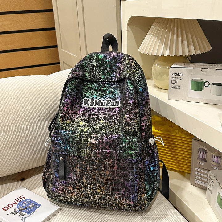 Trendy Casual Backpack with Keychain Kalsten