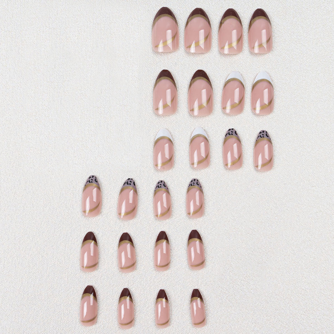 Elegant Geometric Nail Art