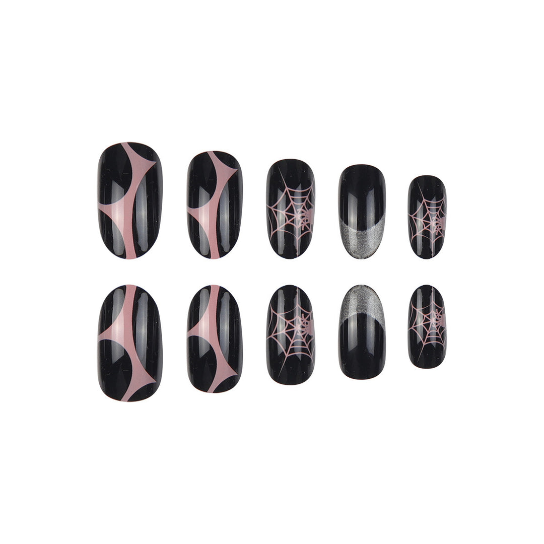 Halloween-Themed Stiletto Nail Art Set Kalsten