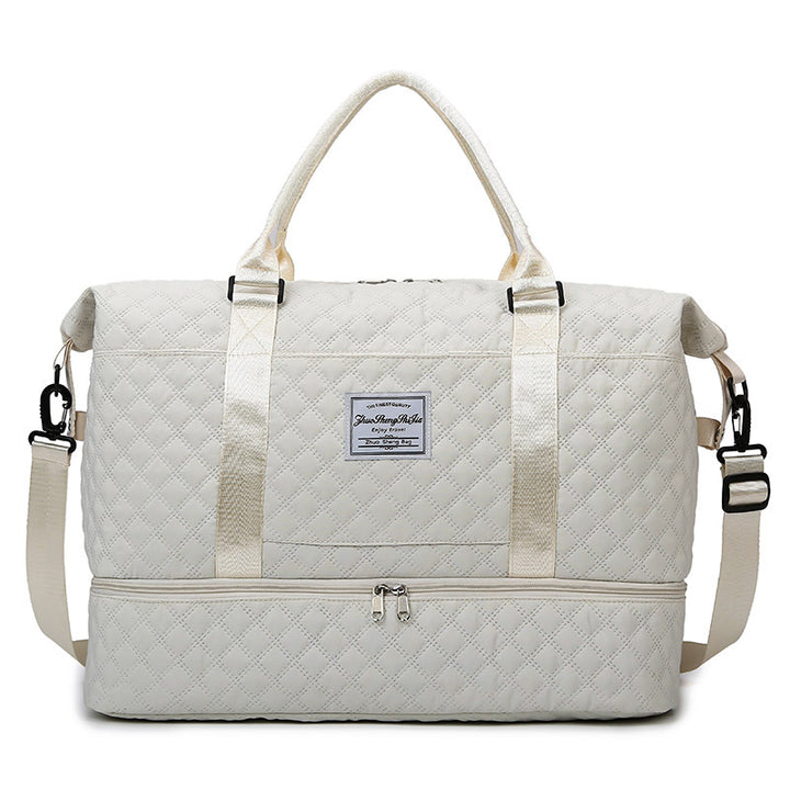 Quilted Multi-Pocket Travel Duffel