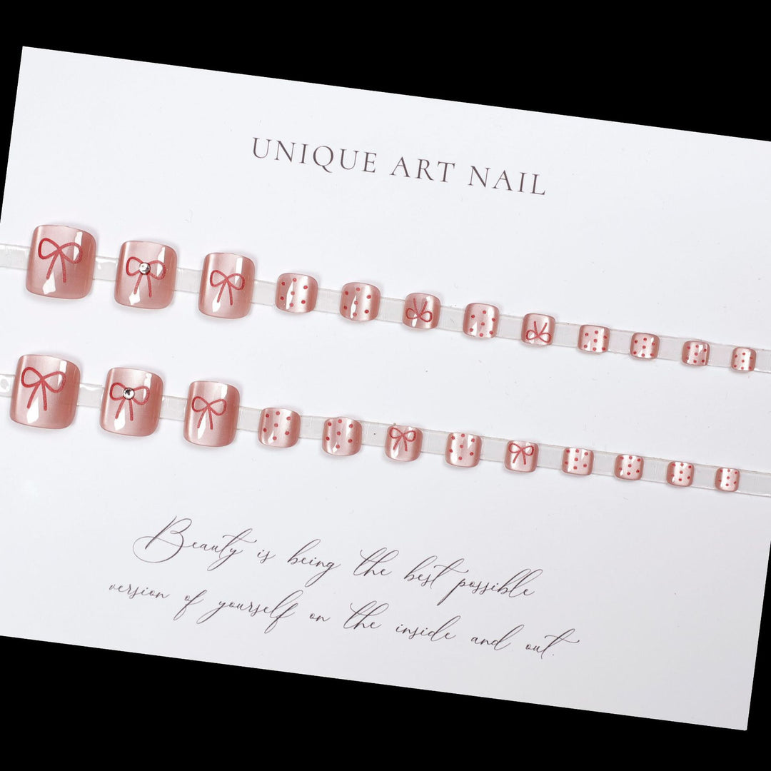 Decorative Press-On Toe Nail Art Kalsten