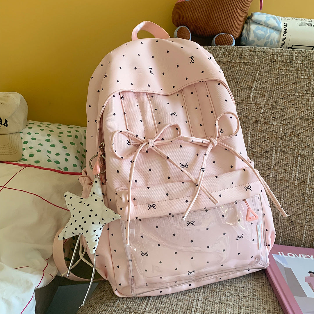 Playful Lightweight Printed Backpack Kalsten