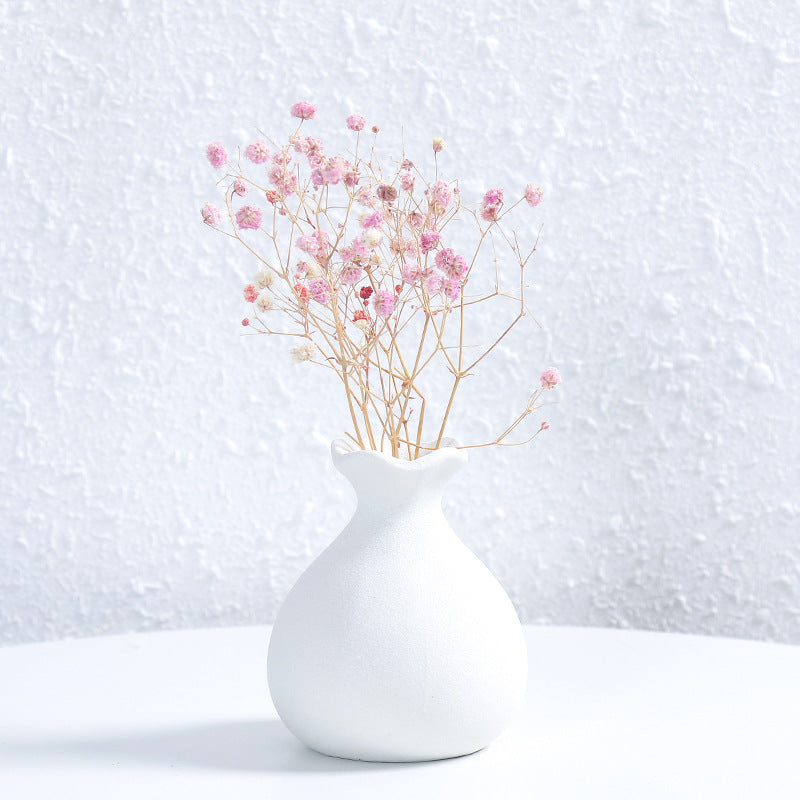 Unique Curved Ceramic Flower Vase Kalsten