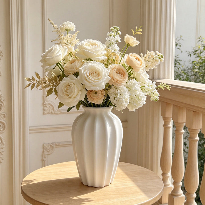Sculptural Textured Decorative Vase Kalsten