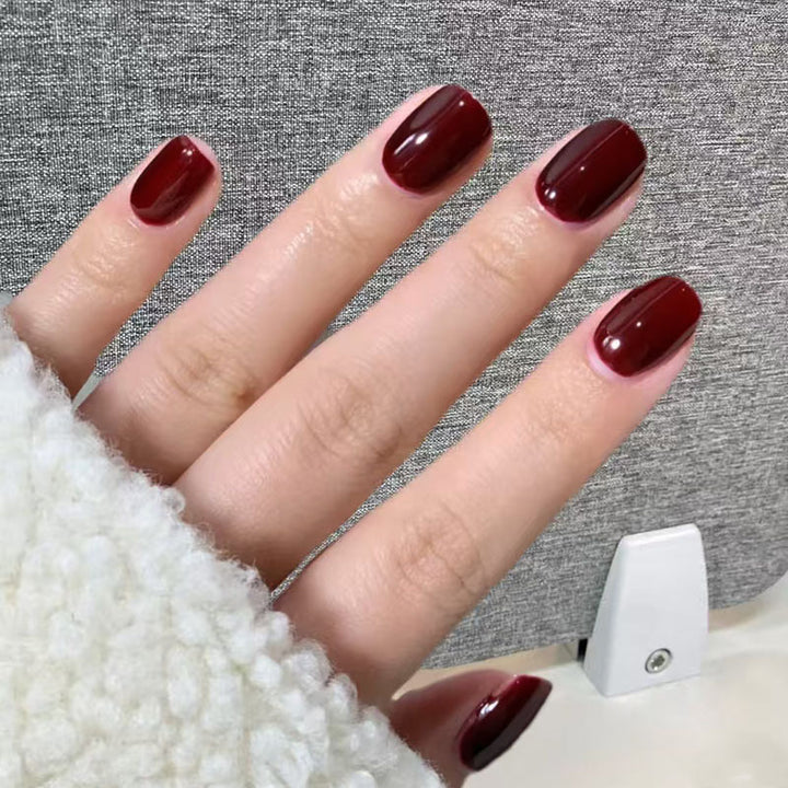 Glossy Gel Nail Extensions