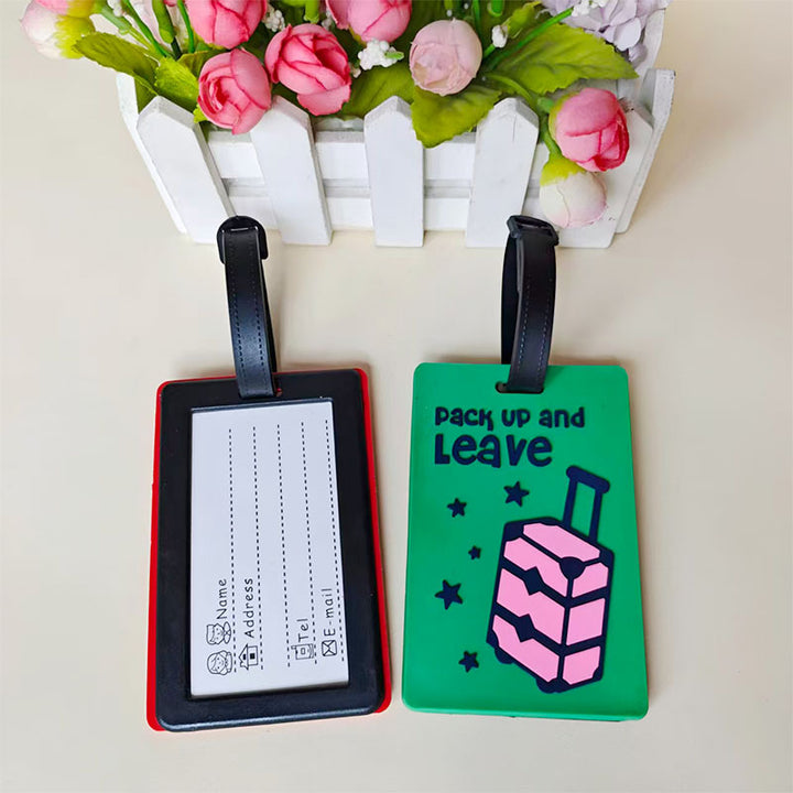 Unisex luggage tag in creative rainbow design Kalsten