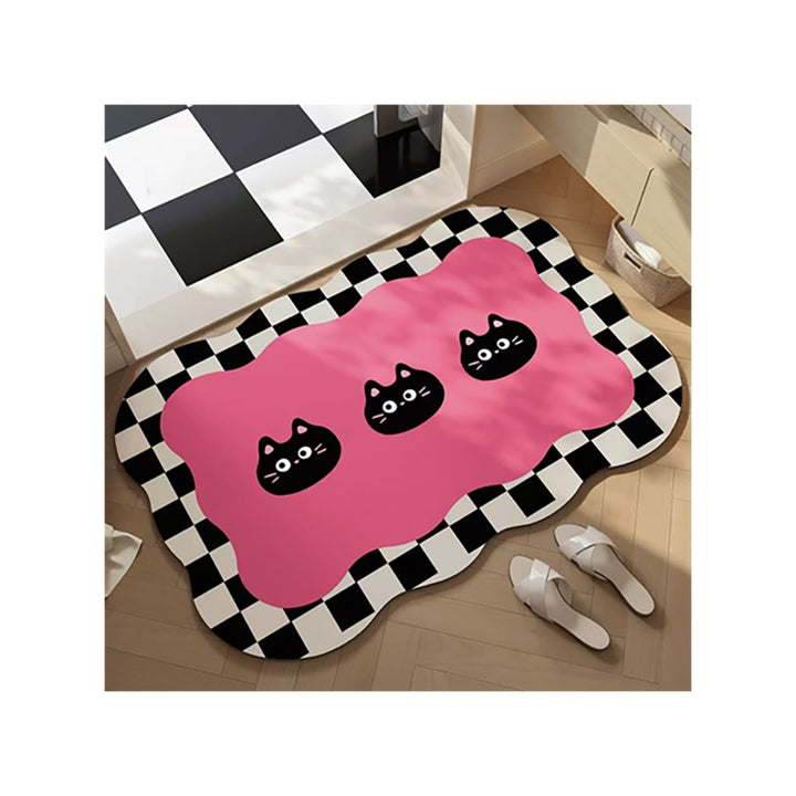Decorative Cartoon-Themed Bath Mat Kalsten