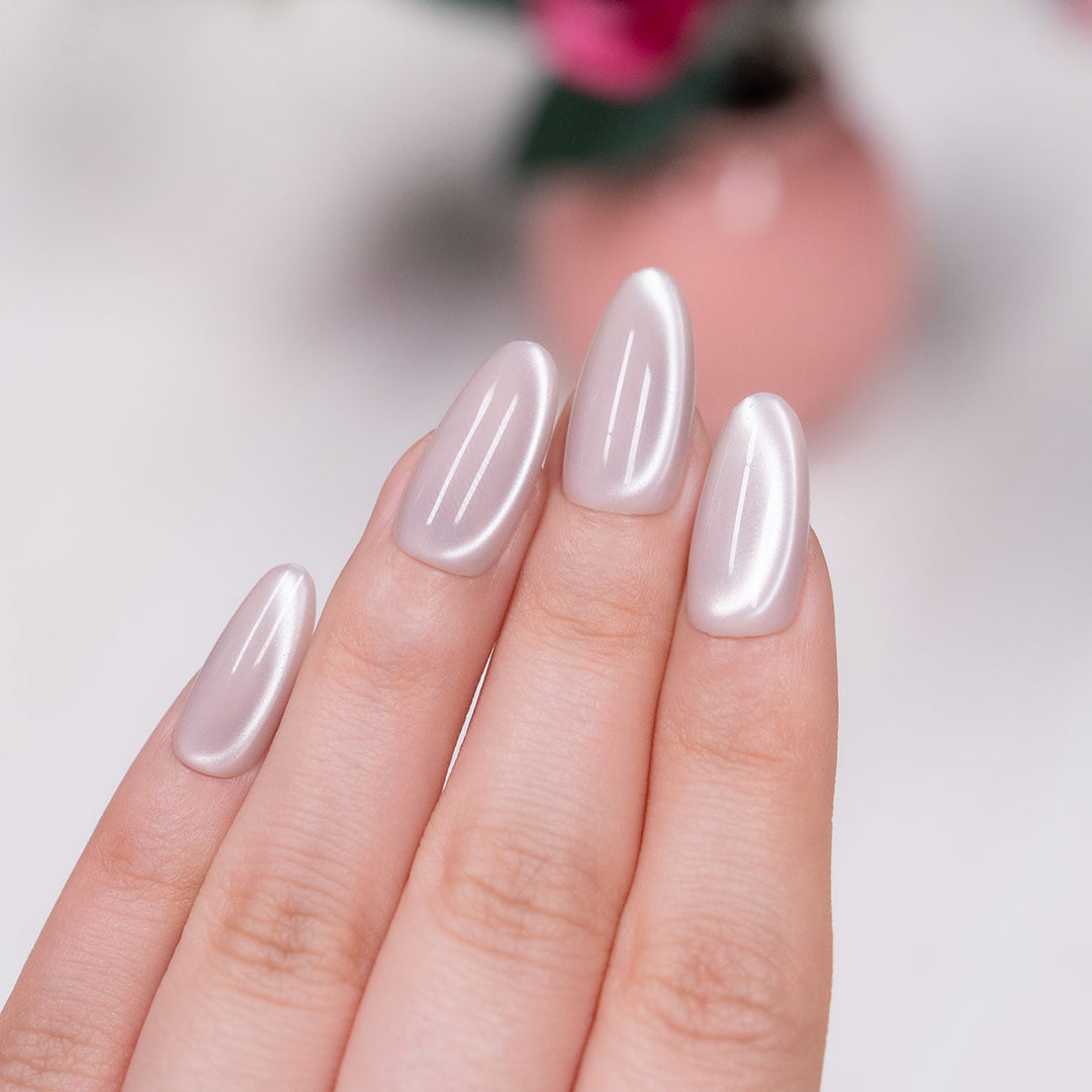 Glossy Almond Shape Press-On Nails