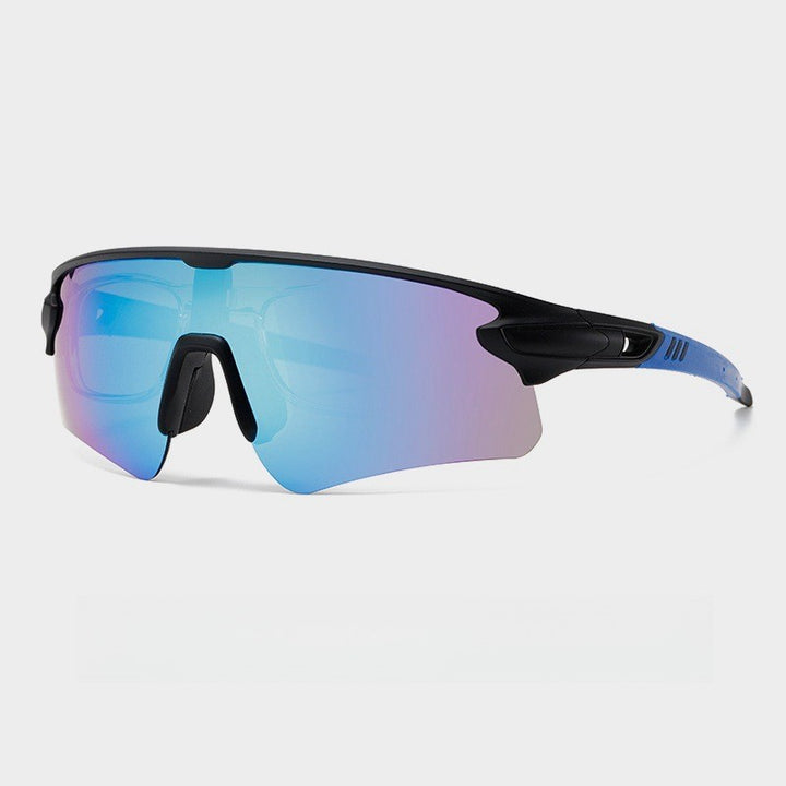 Unisex sporty high-performance sunglasses with aerodynamic design and adjustable nose pad Kalsten