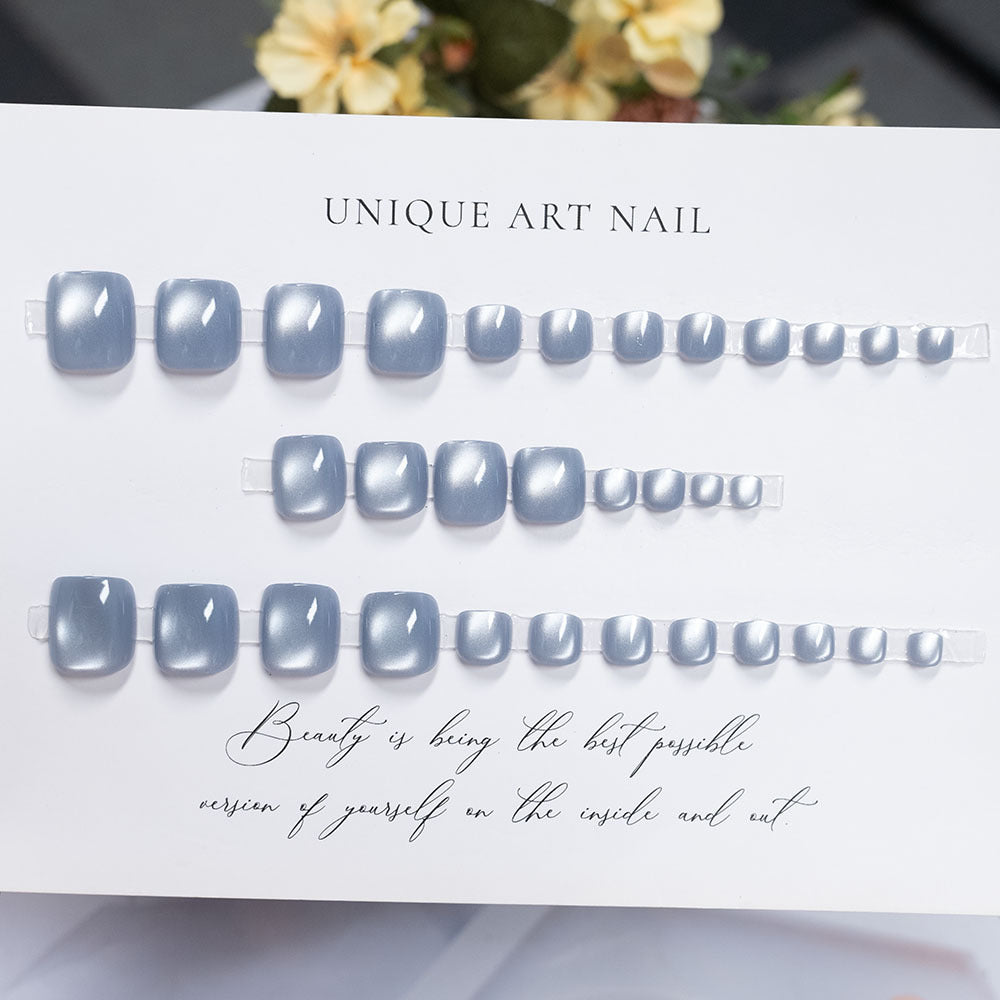 Elegant Metallic Nail Art