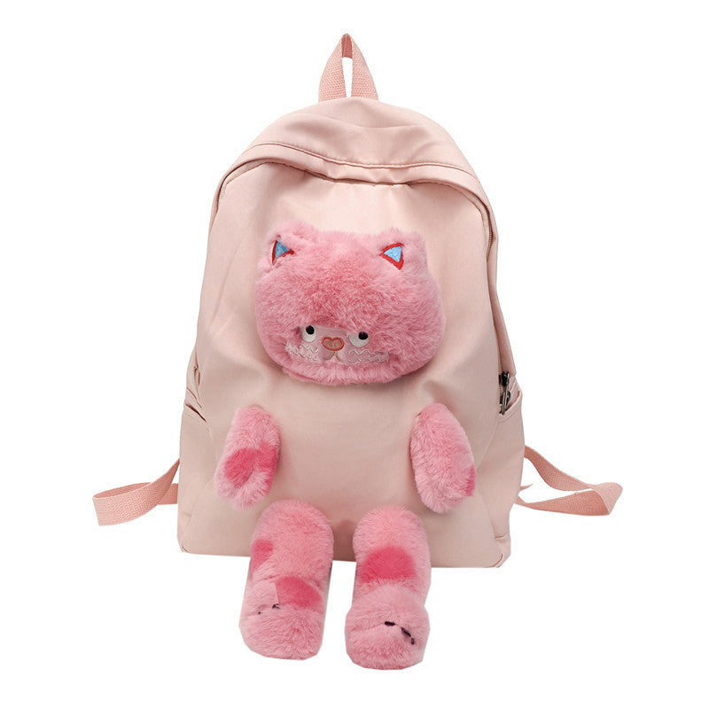 Plush Cartoon Animal Backpack
