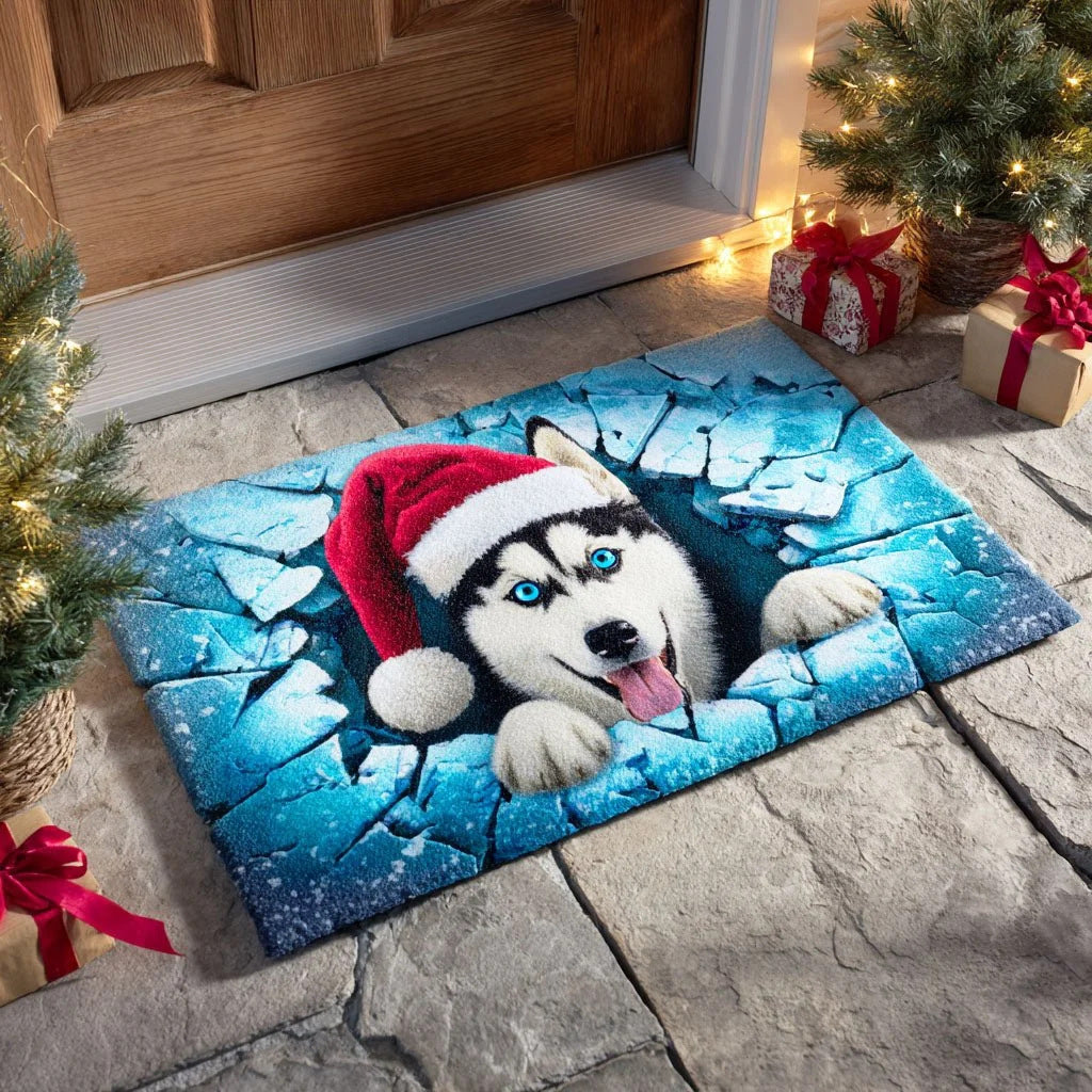 Holiday-Themed Decorative Outdoor Mat