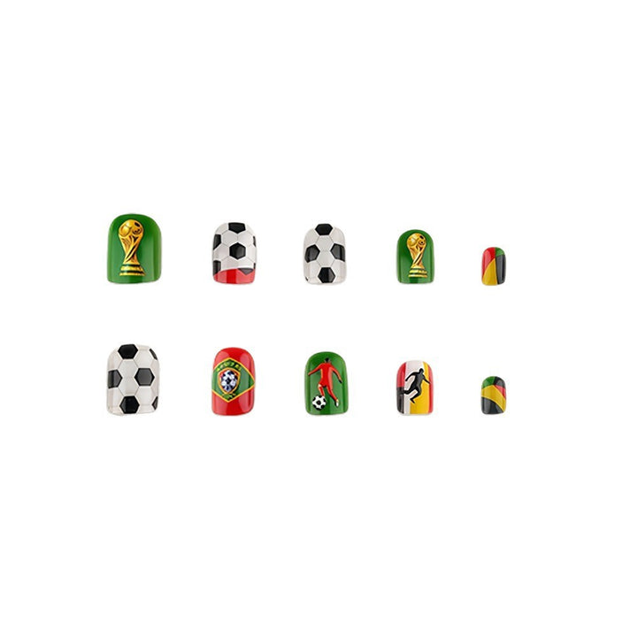Creative Football Theme Art Nail Set Kalsten