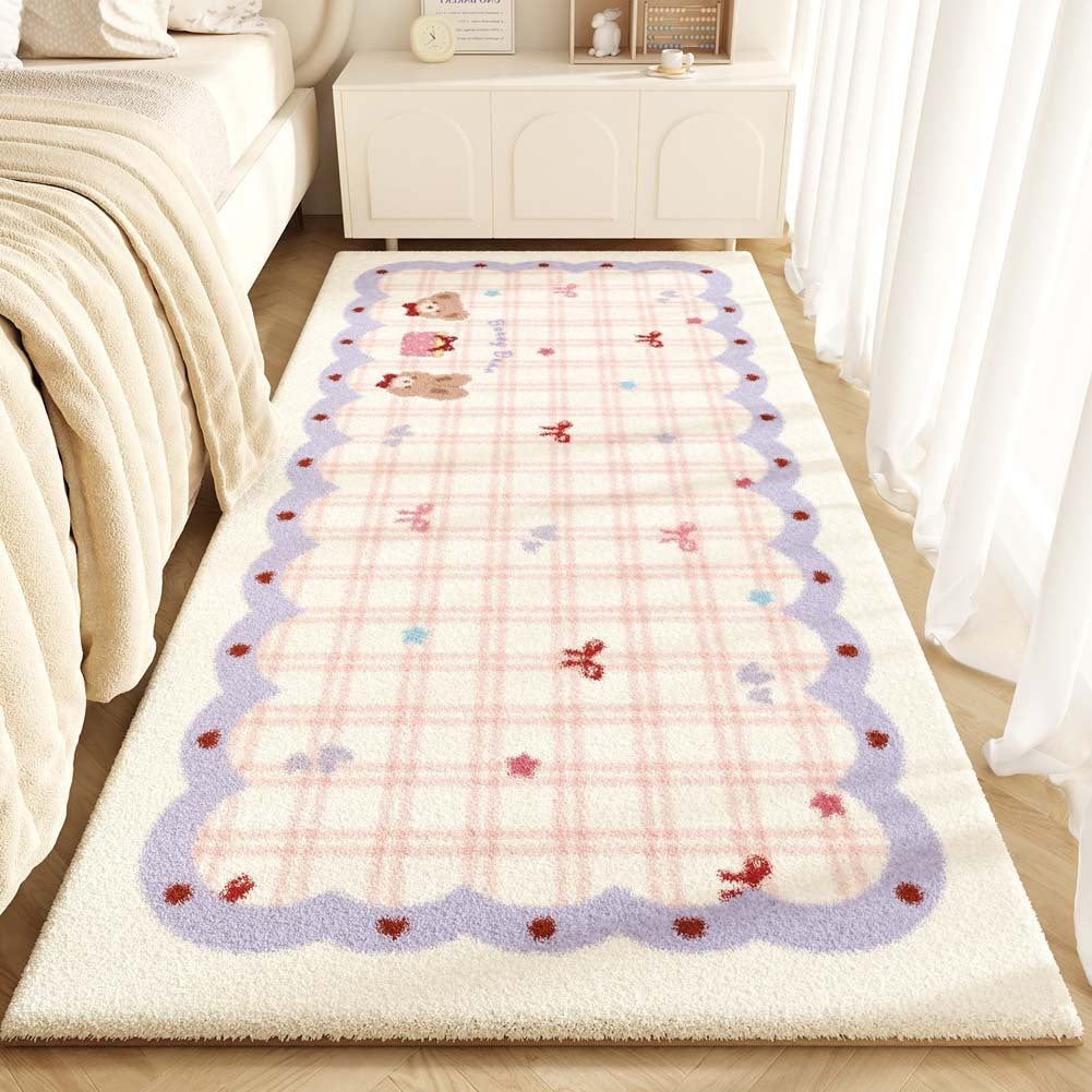 Cute Character Themed Plush Area Mat
