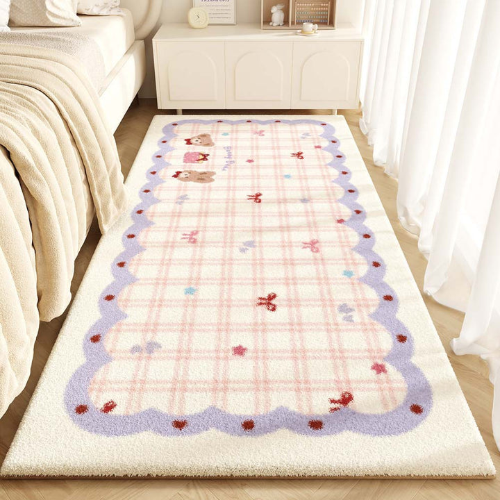 Cute Character Themed Plush Area Mat