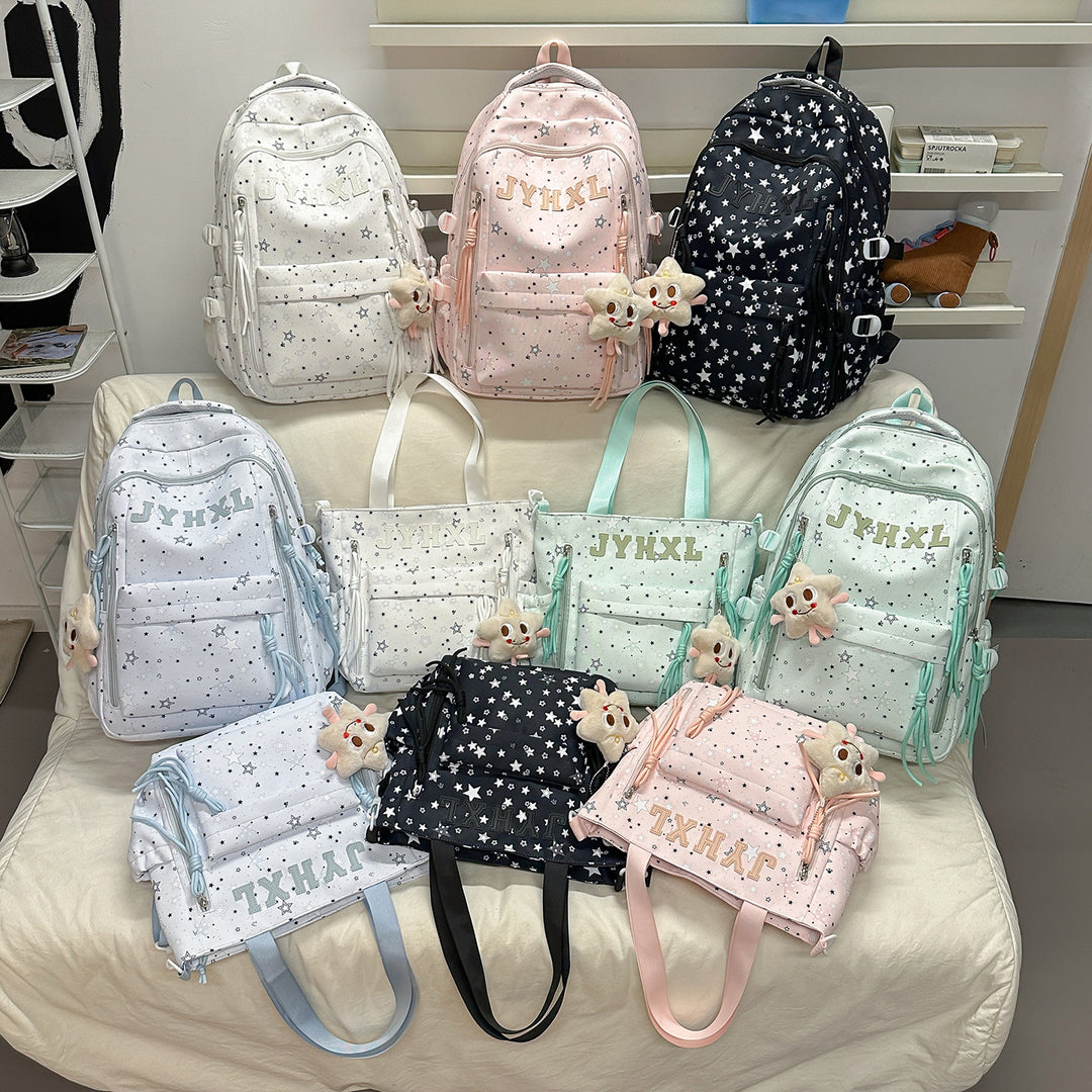 Stylish Star-Printed Backpack Kalsten 1791205378