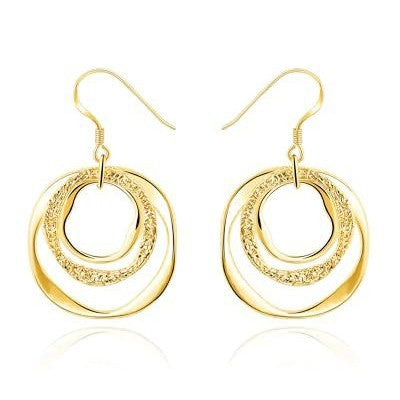Elegant Spiral Drop Earrings Kalsten