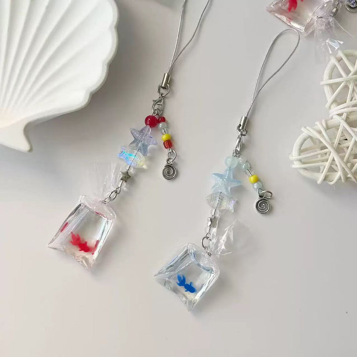 Whimsical Marine-Themed Hanging Keychain Kalsten