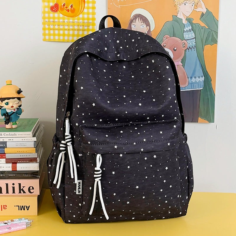 Star-Print Casual Backpack Kalsten