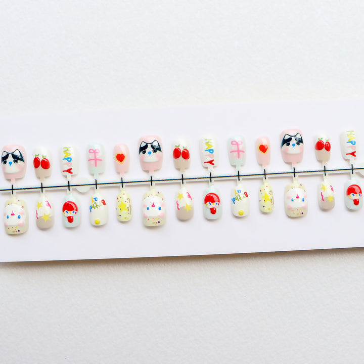 Creative Cartoon Themed Press-On Nails Kalsten