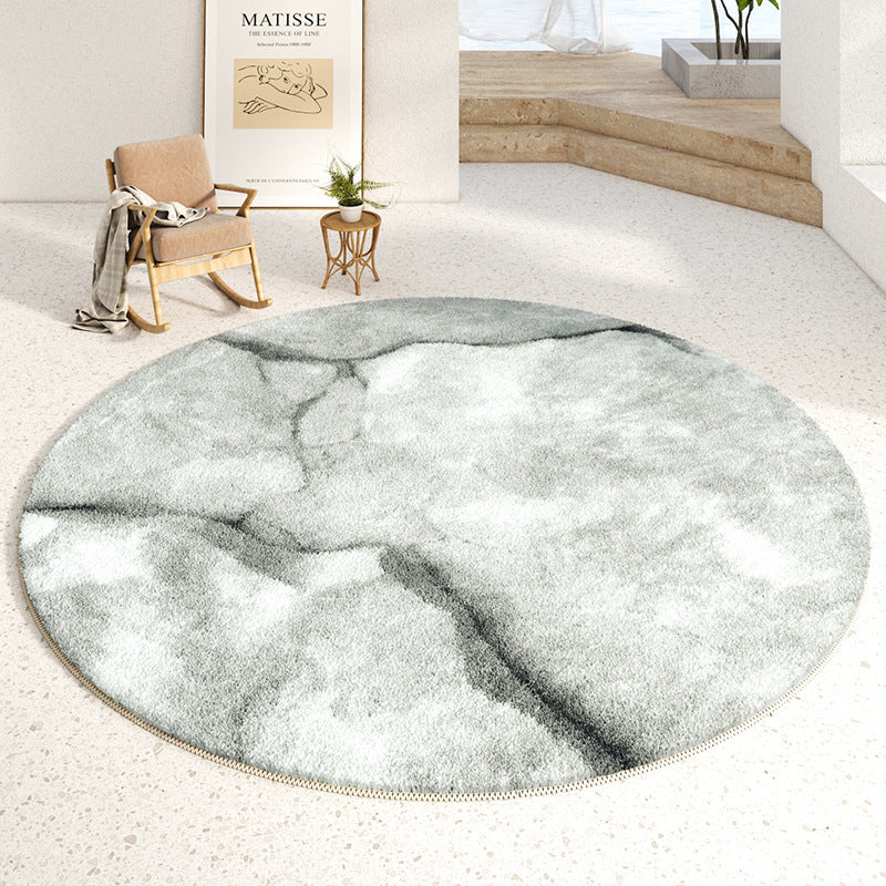 Plush Round Area Rug