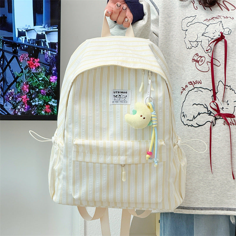 Striped Casual Backpack Kalsten