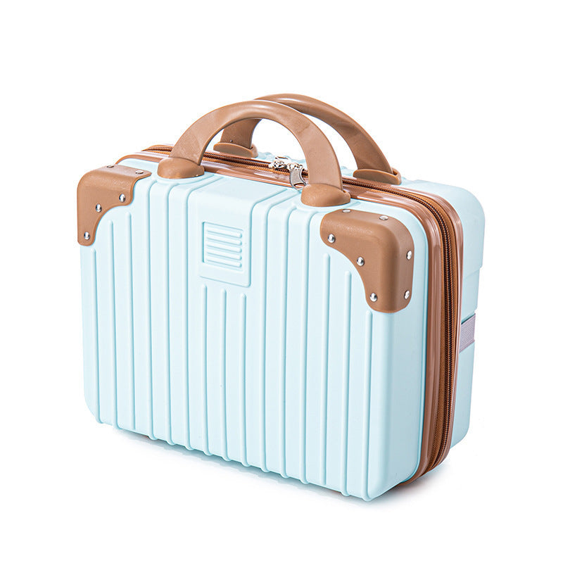 hard-shell cosmetic travel case with double top handles and reinforced corner protectors Kalsten