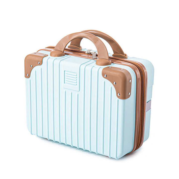 hard-shell cosmetic travel case with double top handles and reinforced corner protectors Kalsten