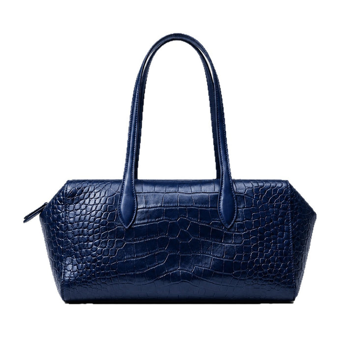 Crocodile Texture Satchel Bag
