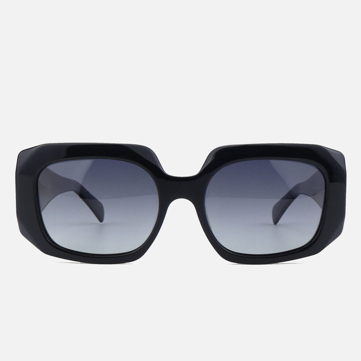 Women's oversized sunglasses with innovative frame and modern geometry Kalsten