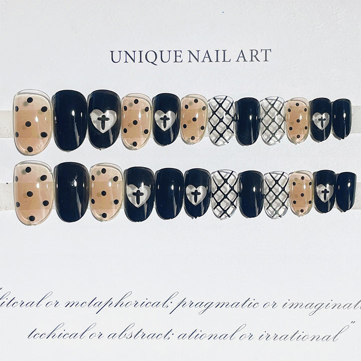 Trendy Artistic Press-On Nails