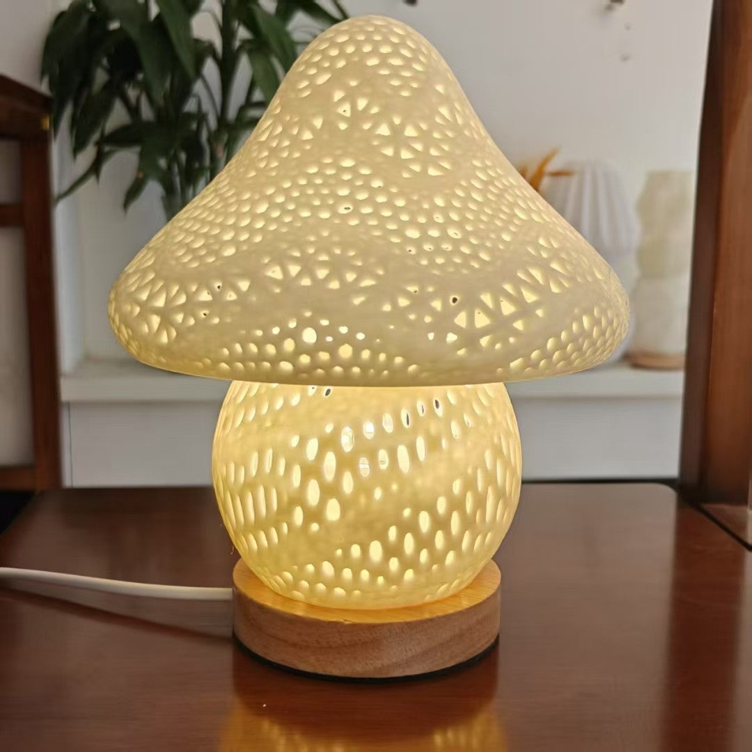 Mushroom Shaped Table Lamp