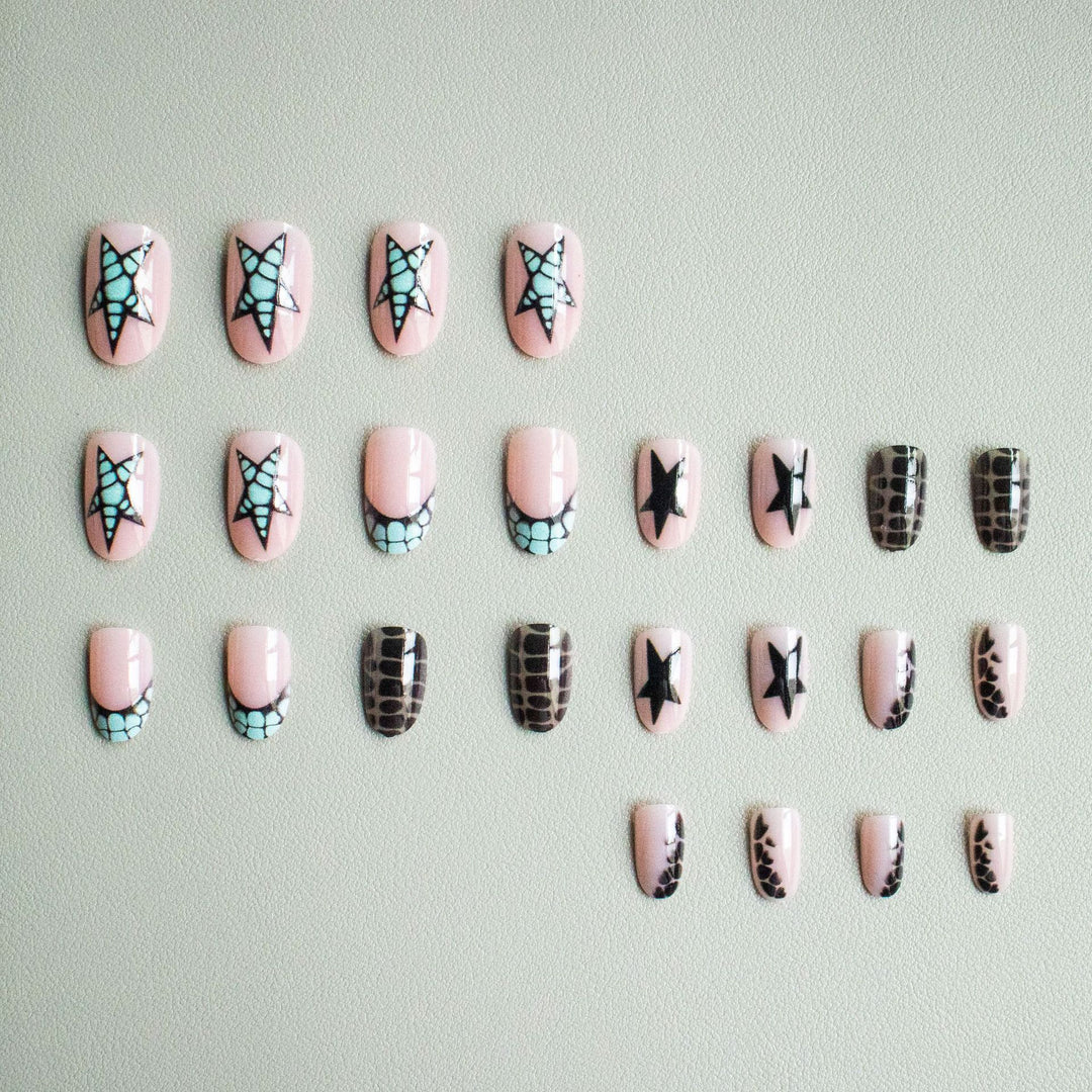 Artistic Star and Geometric Nail Art Kit
