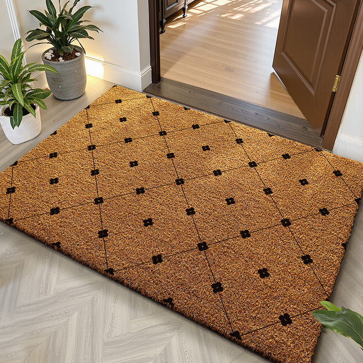 Leaf Pattern Entrance Mat Kalsten