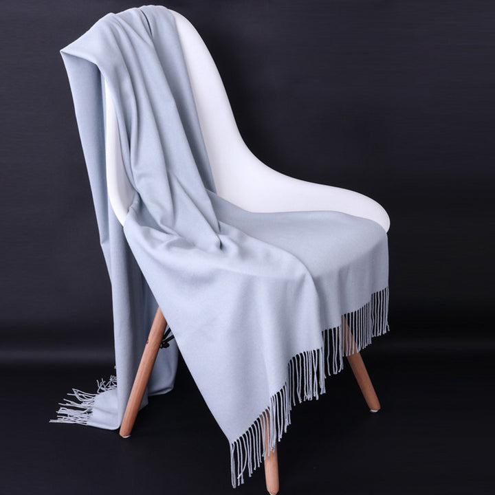 Luxurious Cashmere-Blend Throw Blanket