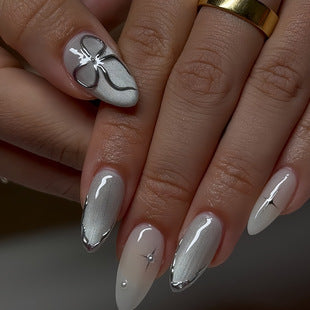 Glamorous Textured Acrylic Nail Enhancements Kalsten