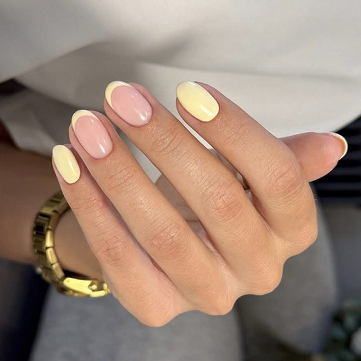 Artistic Nail Art with Elegant French Tip Kalsten