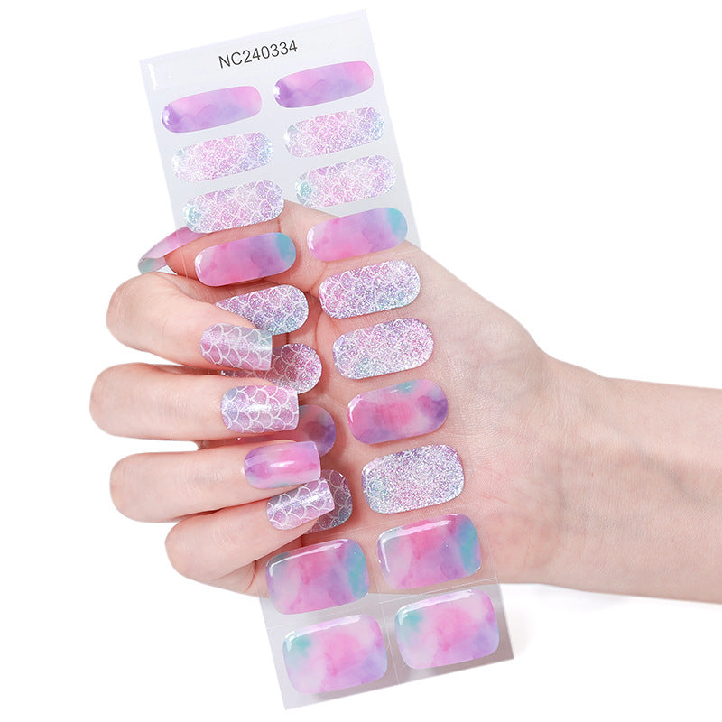 Glittery Nail Stickers