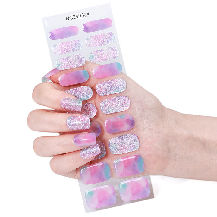 Glittery Nail Stickers