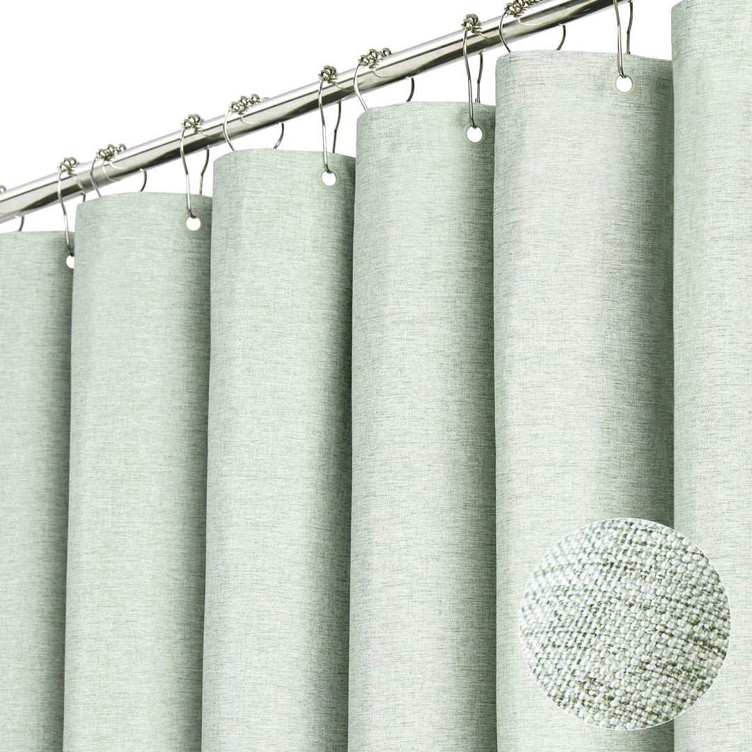 Textured Fabric Shower Curtain Kalsten