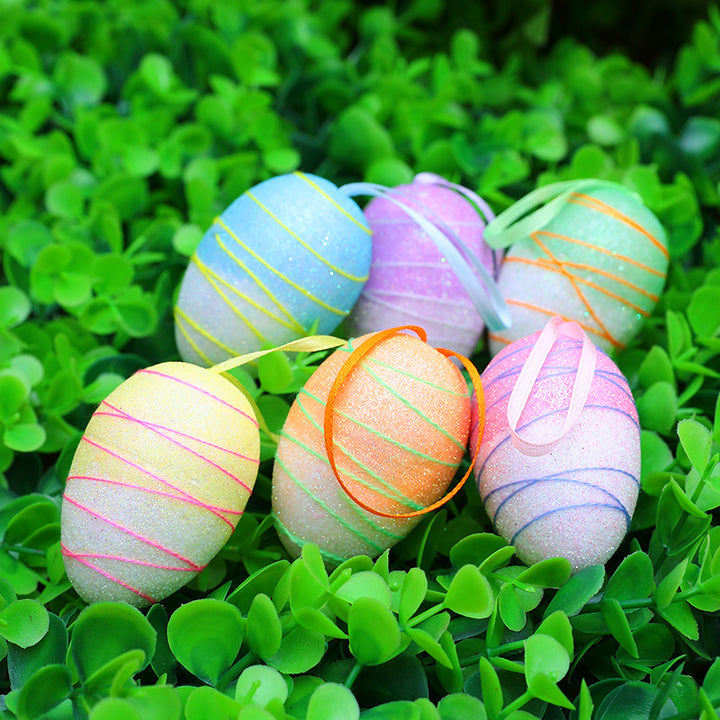 Decorative Glittered Easter Egg Set Kalsten
