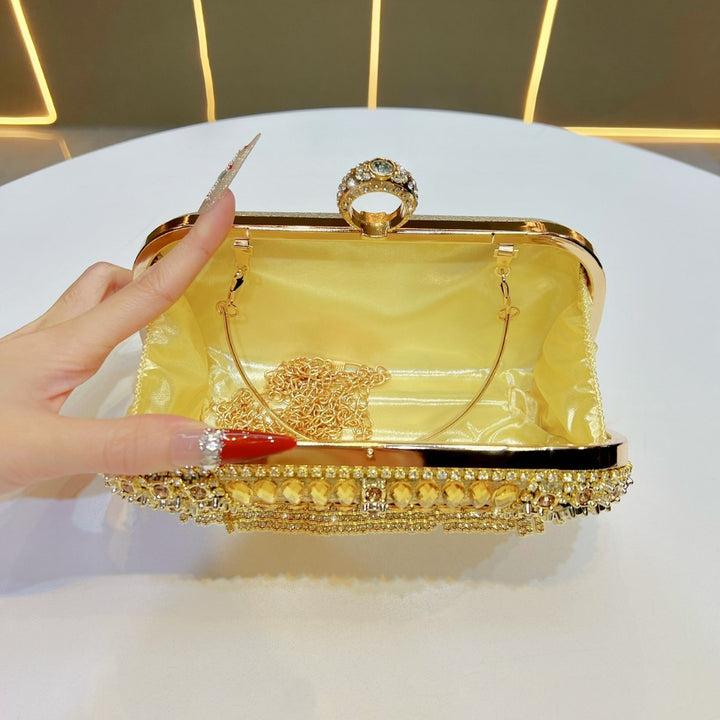 Crystal Fringe Evening Handbag